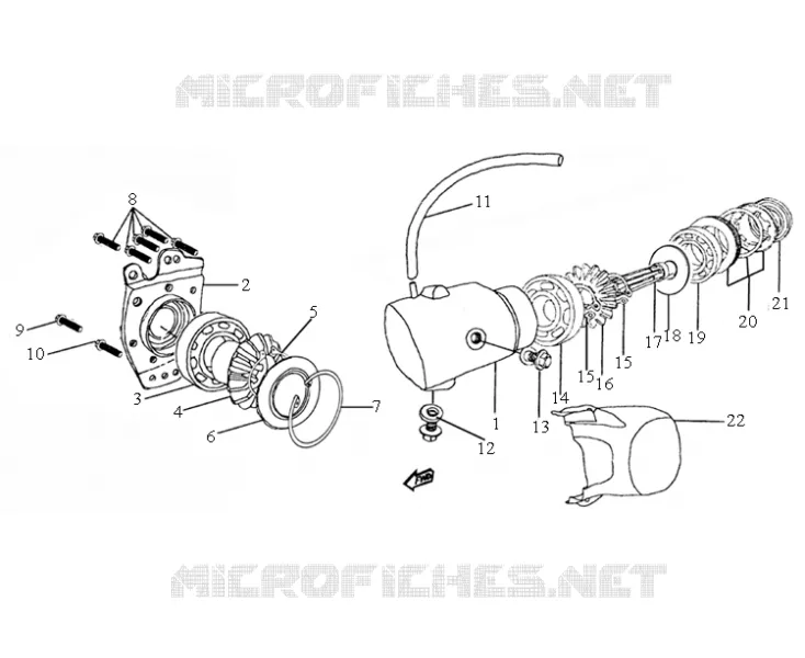 MOTORDECKEL HINTEN