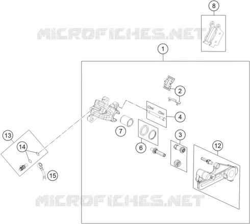 BREMSZANGE HINTEN