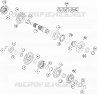 GETRIEBE VORGELEGEWELLE