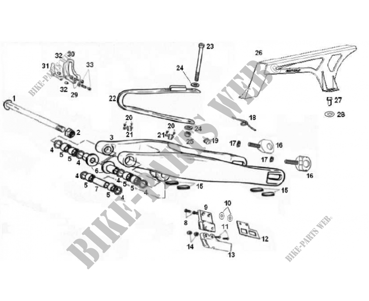 SCHWINGE für GASGAS EC 250 F RACING 2013